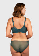 HSIA Blossom Dark Blue Unlined Lace Bra - HSIA