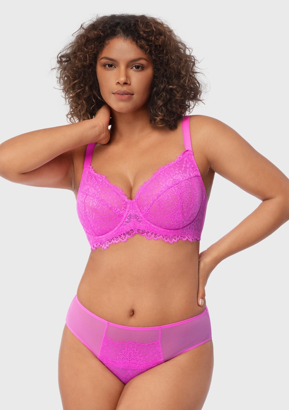 HSIA Black Sunflower Underwire Lace Bra - HSIA