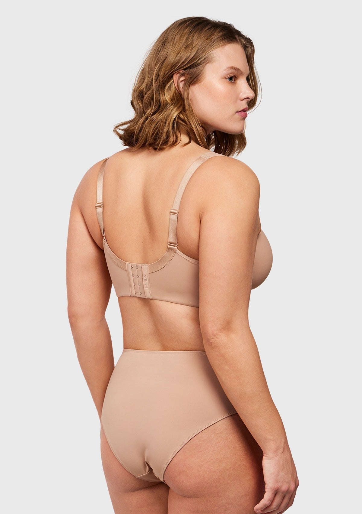 (Cardi B recommends)Joan Ultimate Soft T-shirt Unlined Underwire Minimizer Bra - HSIA