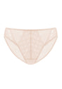 Mermaid Scales Soft Lace Mid-Rise Bikini Underwear - HSIA