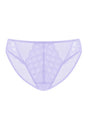 Mermaid Scales Soft Lace Mid-Rise Bikini Underwear - HSIA