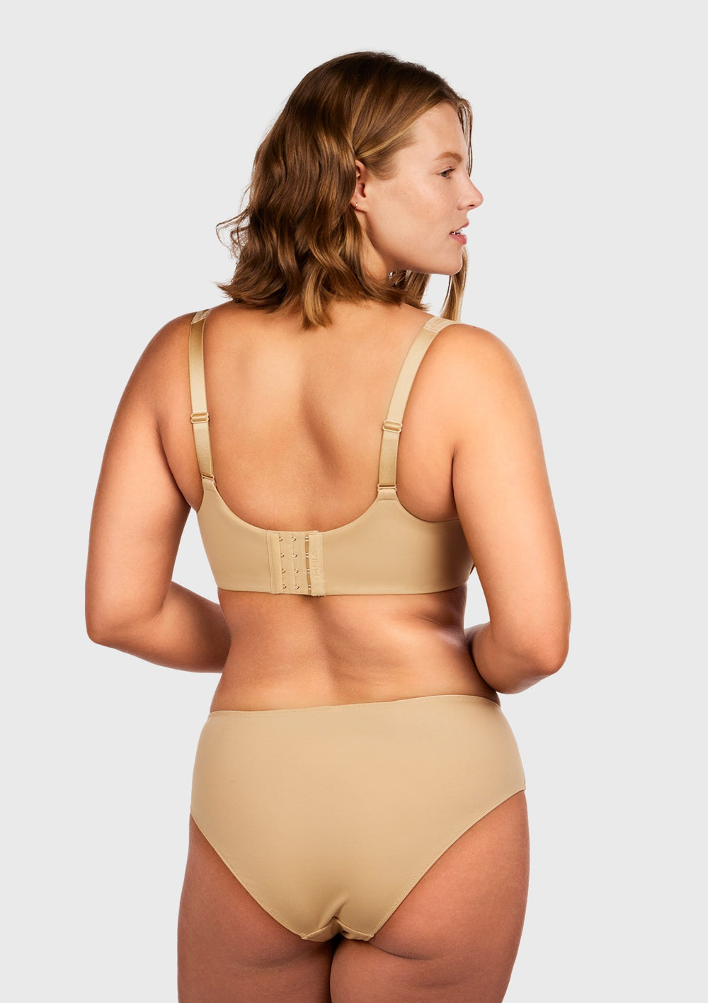 Entyinea Minimizer Bras for Women Seamless Push Up Lace Bra Comfortable  Breathable Base Tops Underwear Beige XXL 