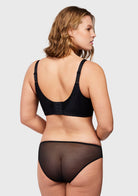 Peony Deep V Lace Wireless Unlined Bralette - HSIA