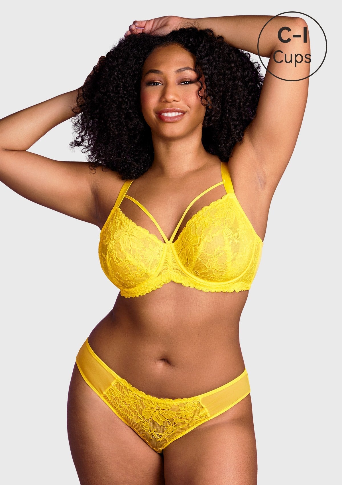 Pretty In Petals Black Unlined Strappy Lace Bra - HSIA