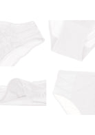 HSIA Breathable Sexy Lace White Bikini Underwear - HSIA