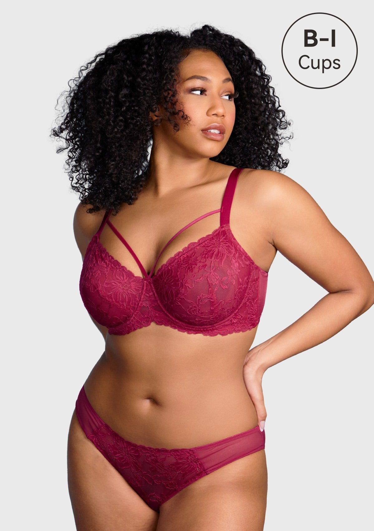 Pretty In Petals Black Unlined Strappy Lace Bra - HSIA