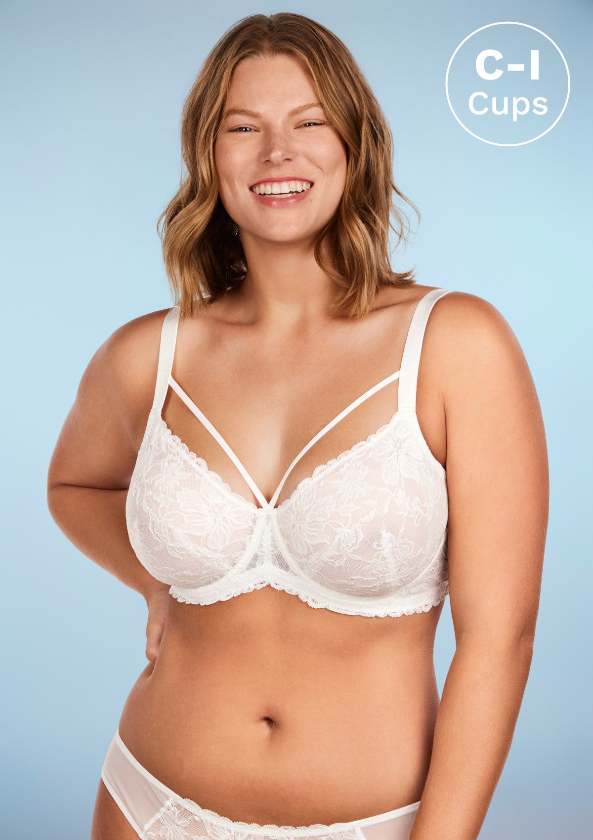 Style 7102  Full Figure Super Support Soft Cup Bra - White