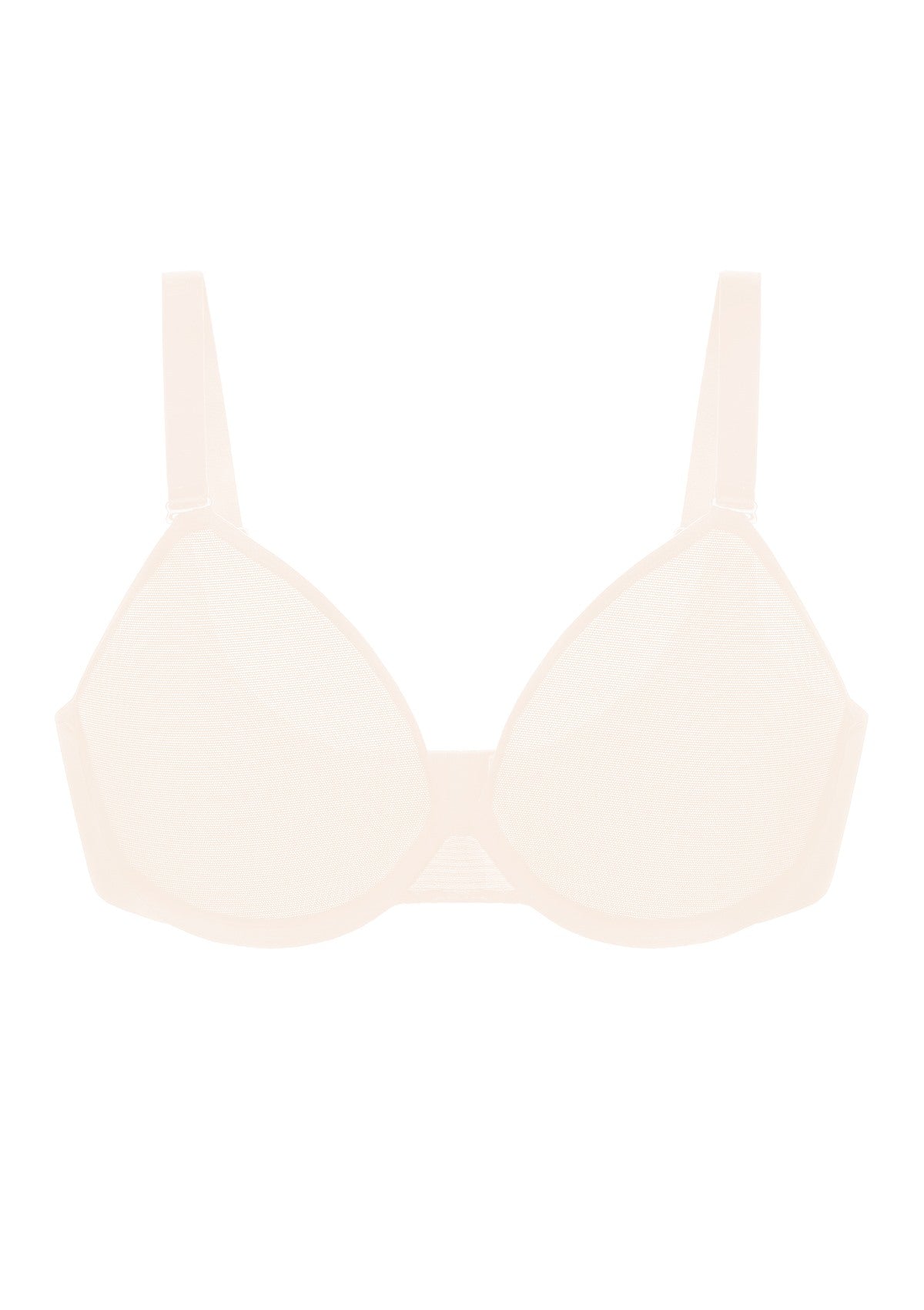 Seraphina Unlined Underwire Sheer Mesh Bra - HSIA