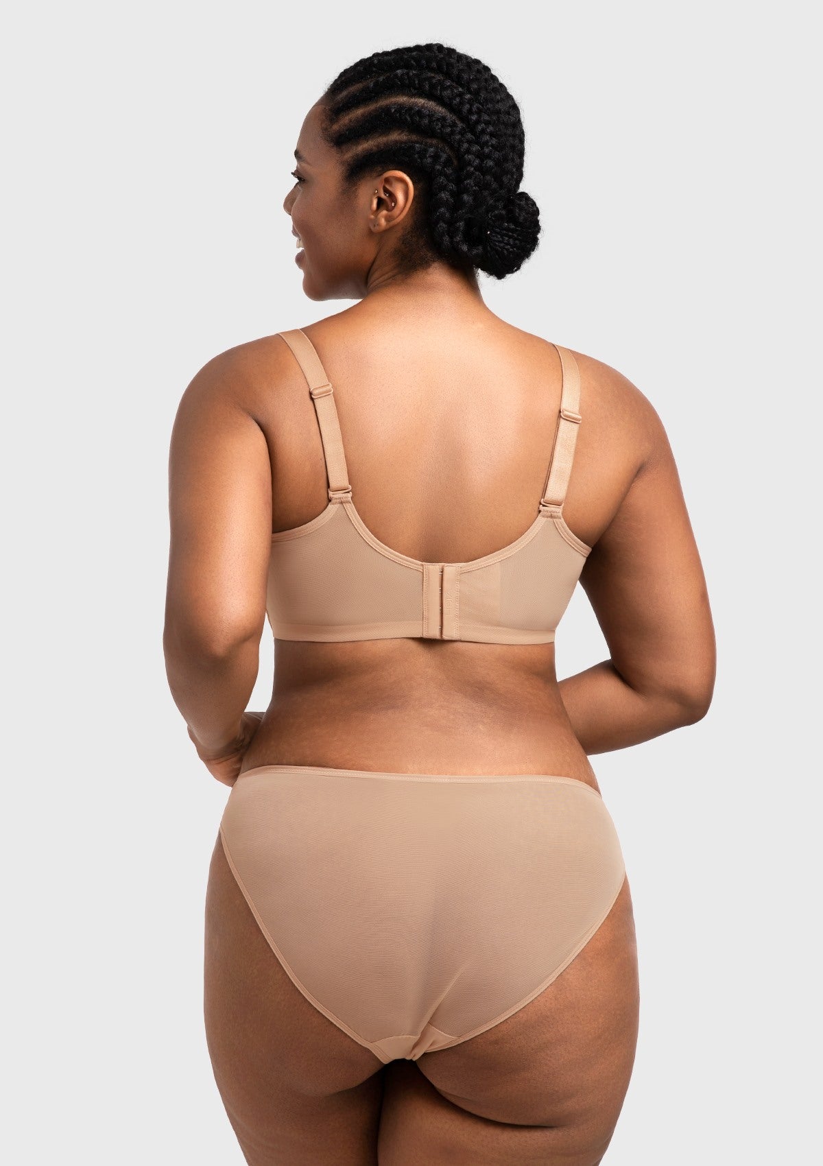 Seraphina Unlined Underwire Sheer Mesh Bra - HSIA