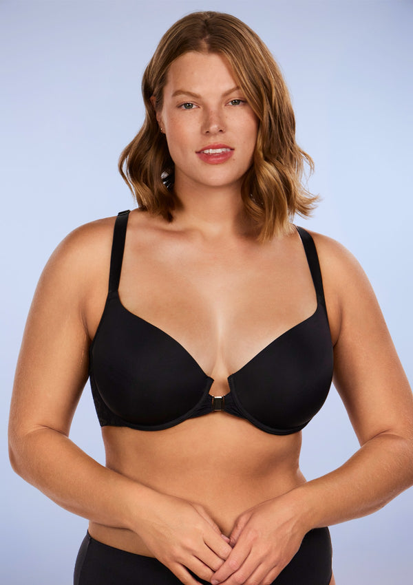 Hengyaai Seamless Lift Bra Front Buckle, Front Closure with Back