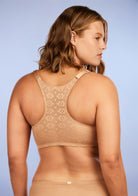 Serena Front-Close Lace-Back Racerback Underwire Bra - HSIA