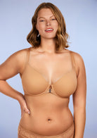 Serena Front-Close Lace-Back Racerback Underwire Bra - HSIA