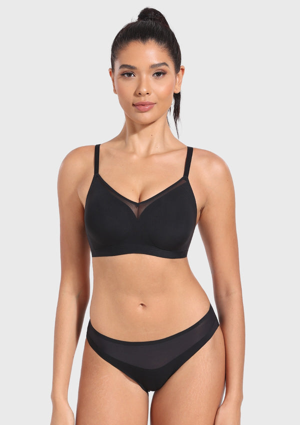 Songful CloudSoft Seamless Wireless Full Coverage Everyday Comfort Cooling T-shirt Bra