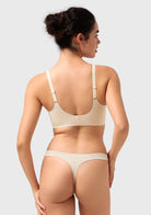 Songful CloudSoft Wireless Comfort V-Neck Seamless Full Coverage Supportive T-shirt Bra - HSIA