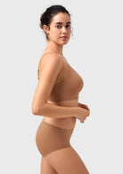 Songful CloudSoft Wireless Comfort V-Neck Seamless Full Coverage Supportive T-shirt Bra - HSIA