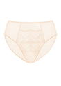 Sunflower High-Rise Pink Lace Brief Underwear - HSIA
