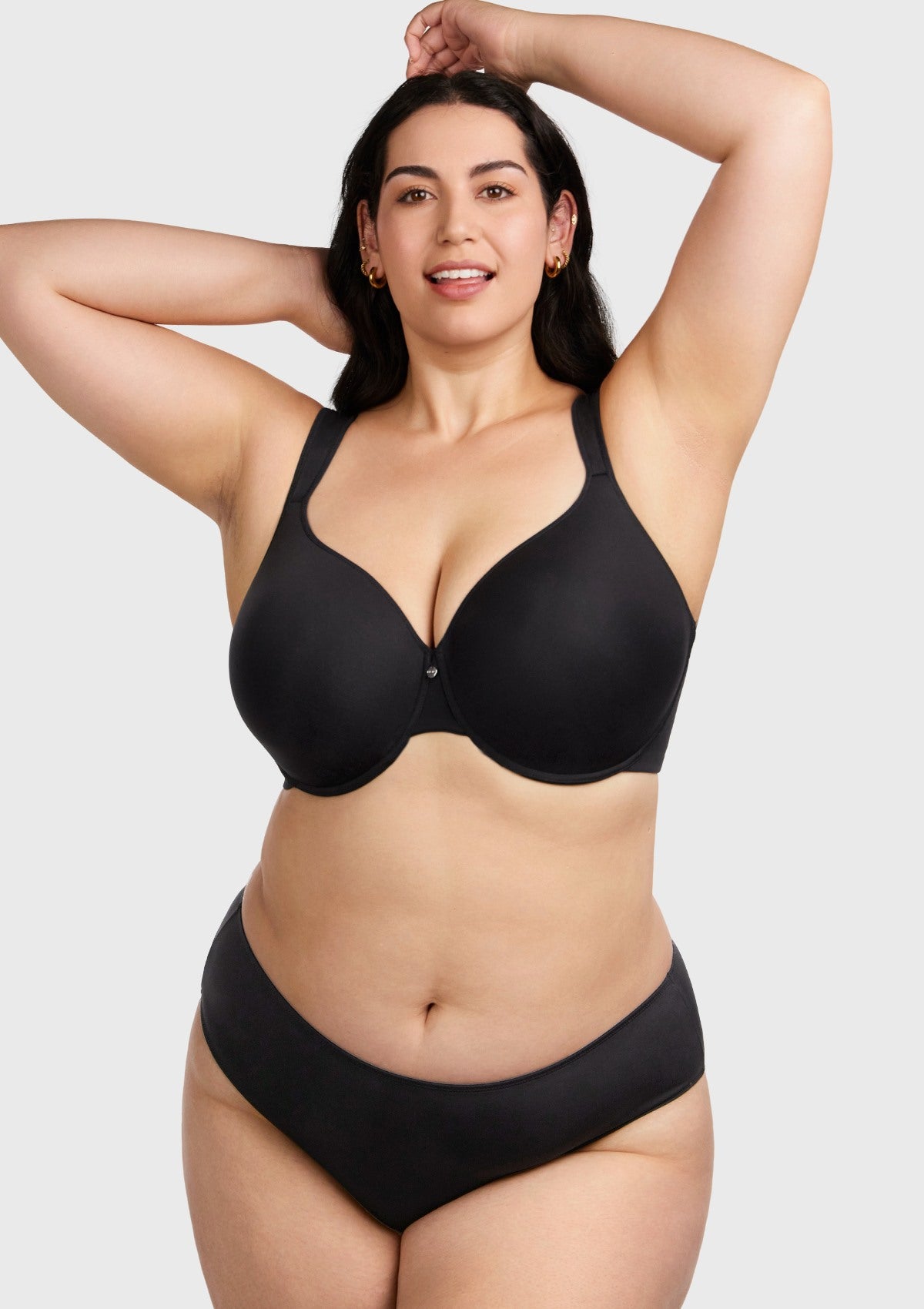 HSIA Ultra Comfort Lightly Padded T-shirt Minimizer Full Coverage Bra - HSIA