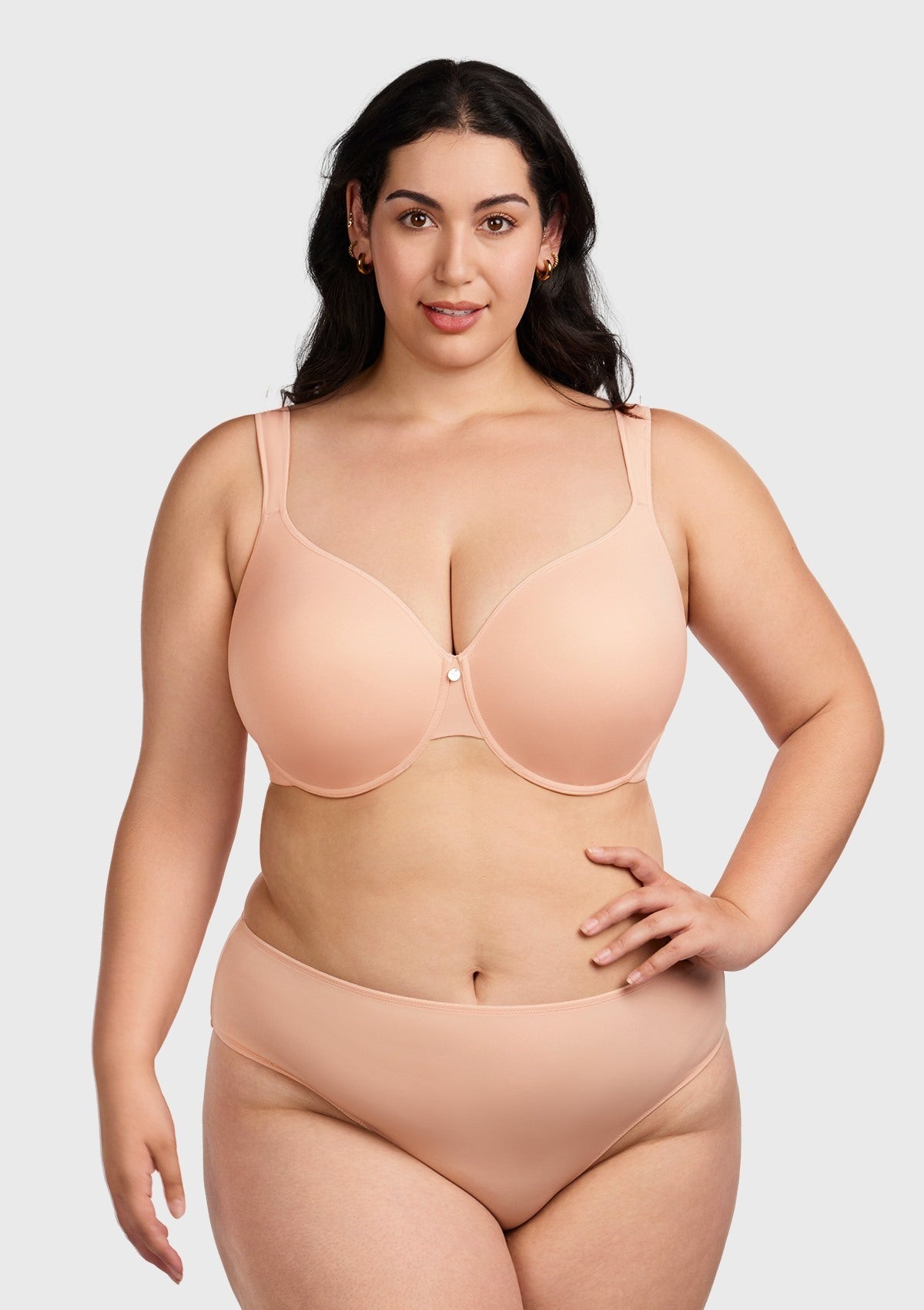 Ultra Comfort Lightly Padded T-shirt Minimizer Full Coverage Underwire Bra - HSIA