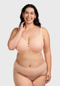 Ultra Comfort Lightly Padded T-shirt Minimizer Full Coverage Underwire Bra - HSIA