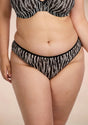 Zebra Wild Breathable Mesh Bikini Underwear - HSIA