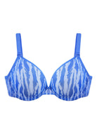 Zebra Wild Black Unlined Underwire Mesh Bra - HSIA