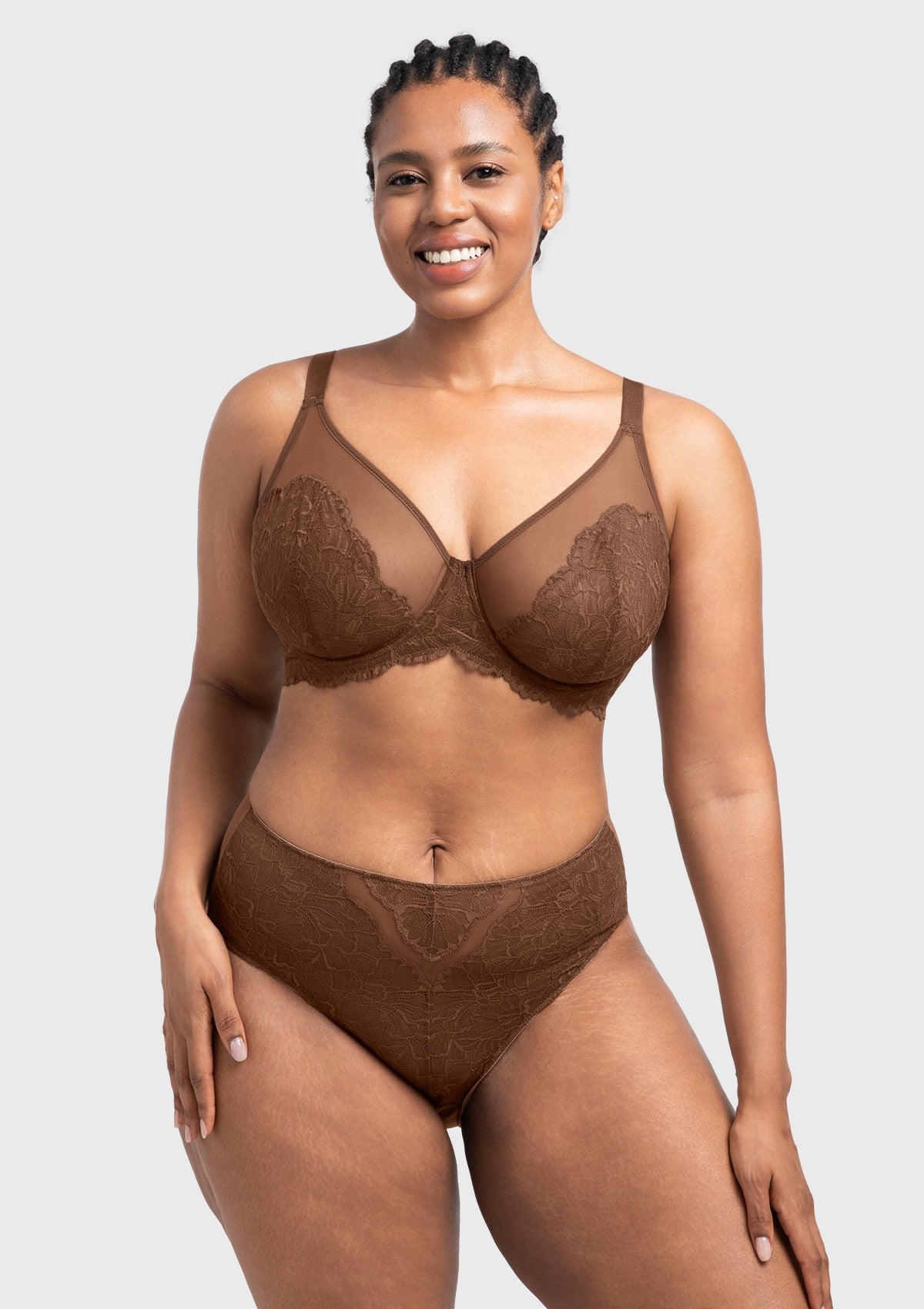 HSIA Blossom Black Unlined Lace Bra