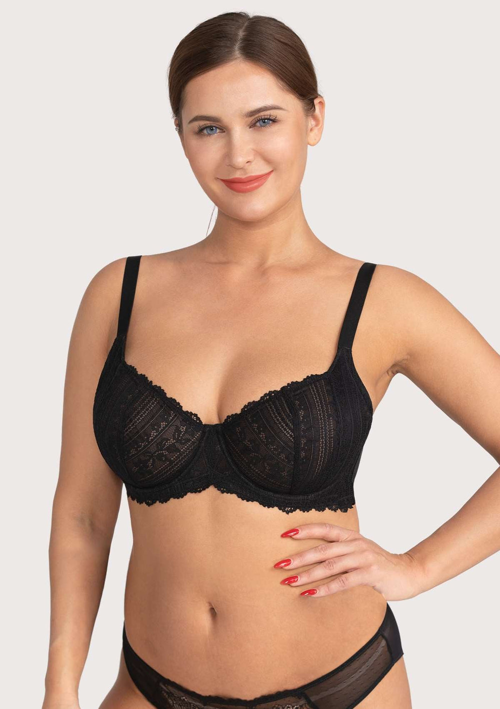 Buy ZHFC-Big chest small size bra reduction thin section of smooth