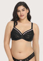 Jessamine Contrast Color Lace Underwire Bra Bundle - HSIA