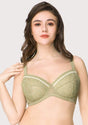 Jessamine Contrast Color Lace Underwire Bra Bundle - HSIA