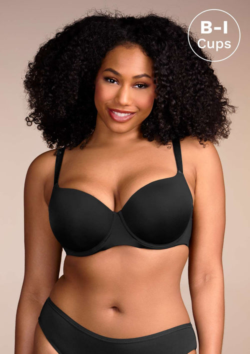 D Cup Bra Plus Size 36-44 Seamless Wired Push Up Bra Smooth
