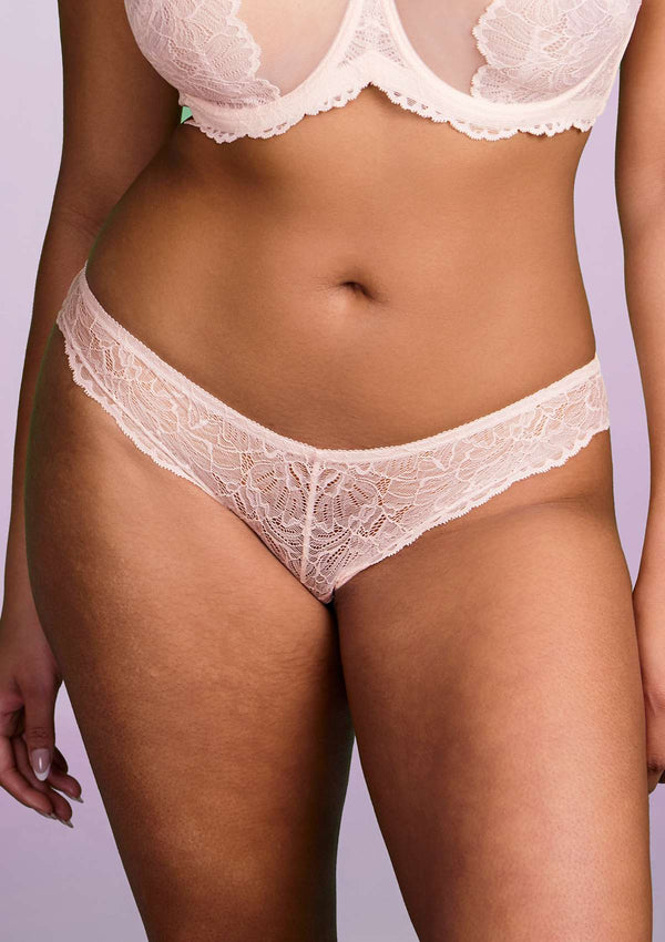 HSIA HSIA Blossom Lace Dusty Peach Hipster Underwear S / Dusty Peach