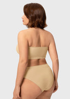 Wireless Plus Size Strapless Bra with Non-Slip Silicone & Moisture-Wicking Cups - HSIA