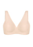 Deep V Seamless Bra Wireless Lift Breathable Perforated Foam Cups - HSIA