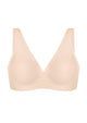 Deep V Seamless Bra Wireless Lift Breathable Perforated Foam Cups - HSIA