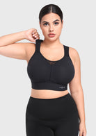 HSIA FlexCore High Impact Racerback Sports Bra Adjustable Support Full Coverage Fit - HSIA