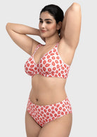 (Cardi B recommends)Joan Ultimate Soft T-shirt Unlined Minimizer Pink Bra - HSIA