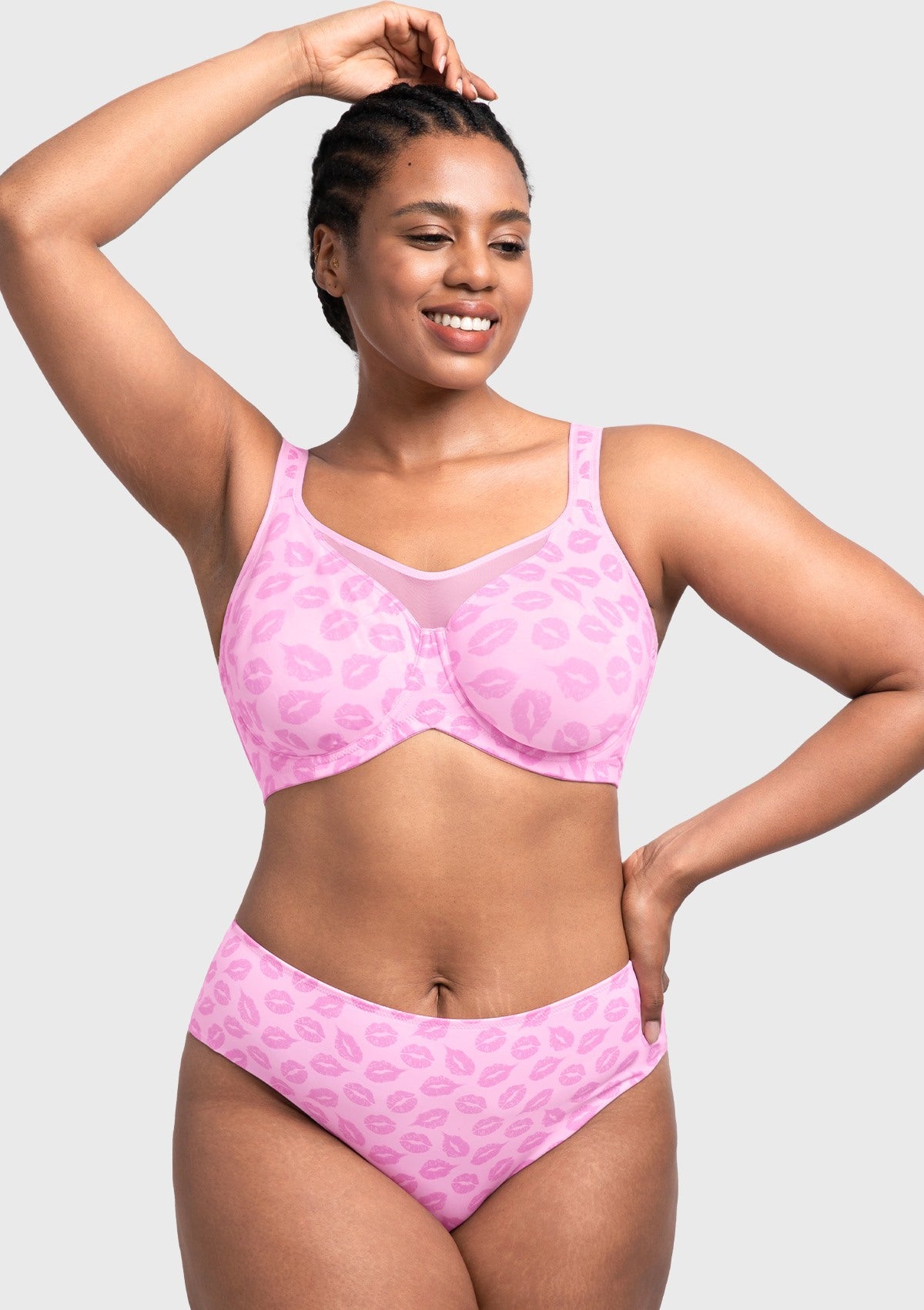 (Cardi B recommends)CoolComfort Smoothing Unlined Underwire Minimizer Bra - HSIA