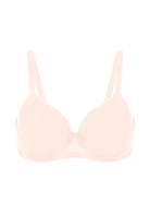 AirMesh Dark Beige Full Coverage Smooth Mesh Lightly Padded Lined Underwire T-Shirt Bra - HSIA