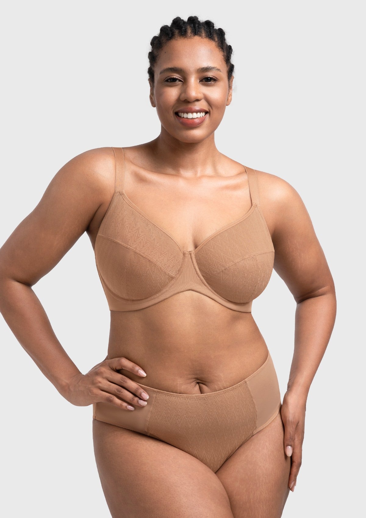 HSIA Willa Wave Plus Size Breathable Mesh Unlined Non-padded Full Coverage Underwire Bra - HSIA