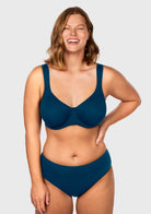 (Cardi B recommends)Joan Ultimate Soft T-shirt Unlined Underwire Minimizer Bra - HSIA