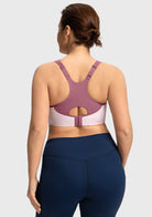 HSIA Athea Hybrid Active Vibe Soft Support Non-padded Unlined Full Coverage Wide Strap Outside Underwire Sports Bra - HSIA