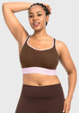 HSIA FlexCore High Impact Racerback Sports Bra Adjustable Support Full Coverage Fit