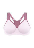 HSIA Athea Hybrid Active Vibe Soft Support Non-padded Unlined Full Coverage Wide Strap Outside Underwire Sports Bra - HSIA