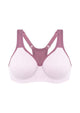 HSIA Athea Hybrid Active Vibe Soft Support Non-padded Unlined Full Coverage Wide Strap Outside Underwire Sports Bra - HSIA