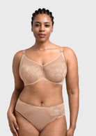 HSIA Luxe Bloom Plus Size Unlined Underwire Bra - HSIA