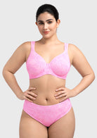 (Cardi B recommends)Joan Ultimate Soft T-shirt Unlined Minimizer Bra - HSIA