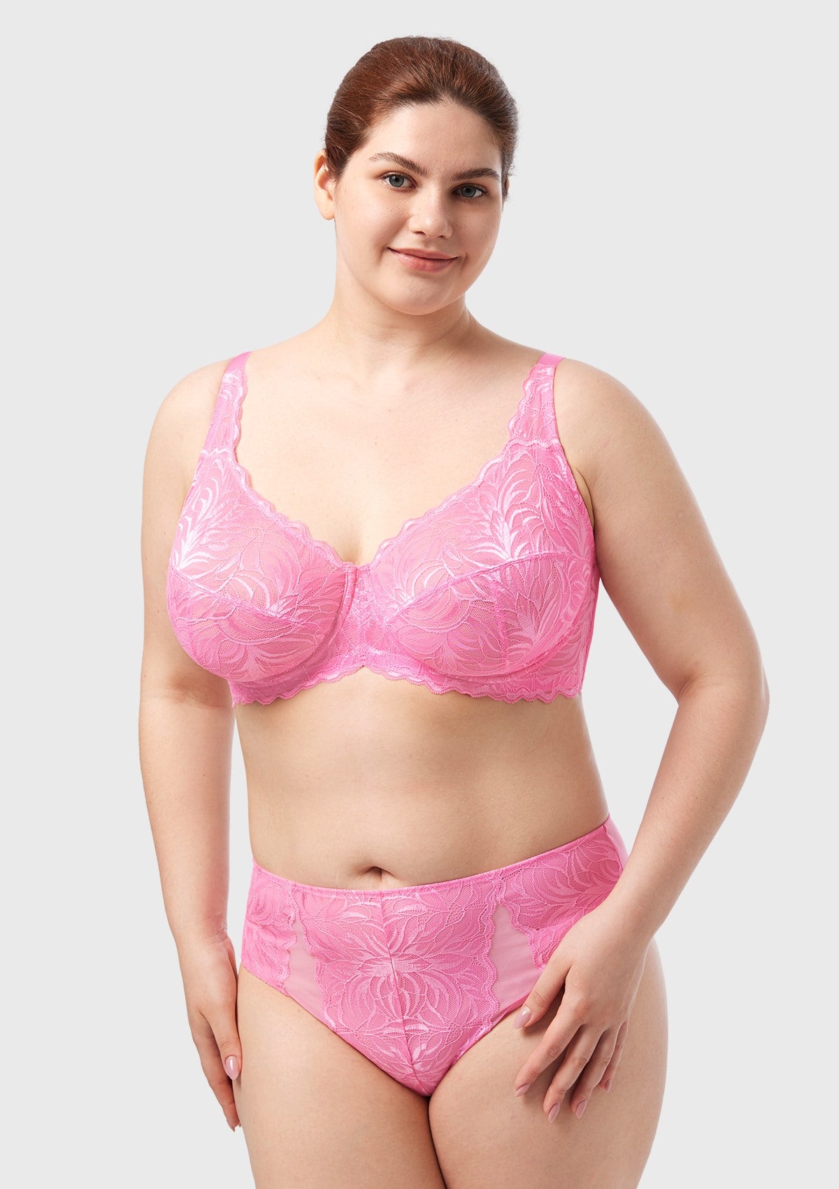 HSIA Grace Lace Bra Full Coverage Sexy Lift Comfortable - HSIA