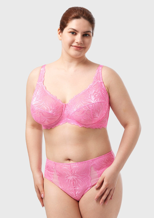HSIA Grace Lace Bra Full Coverage Sexy Lift Comfortable