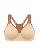 HSIA Athea Hybrid Active Vibe Soft Support Non-padded Unlined Full Coverage Wide Strap Outside Underwire Sports Bra - HSIA