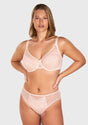 (Cardi B recommends)Enchante Unlined Non-padded Lace Underwire Bra - HSIA